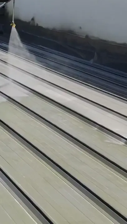 Roof polyurea coating